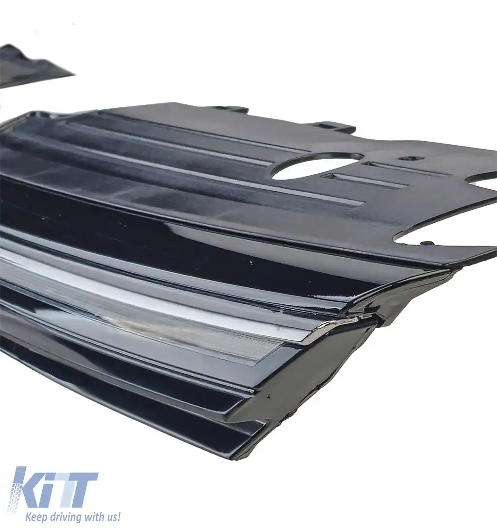 Grilă sport cu bandă cromată iluminată, potrivită pentru VW Golf 8 din 2019-image-6265935