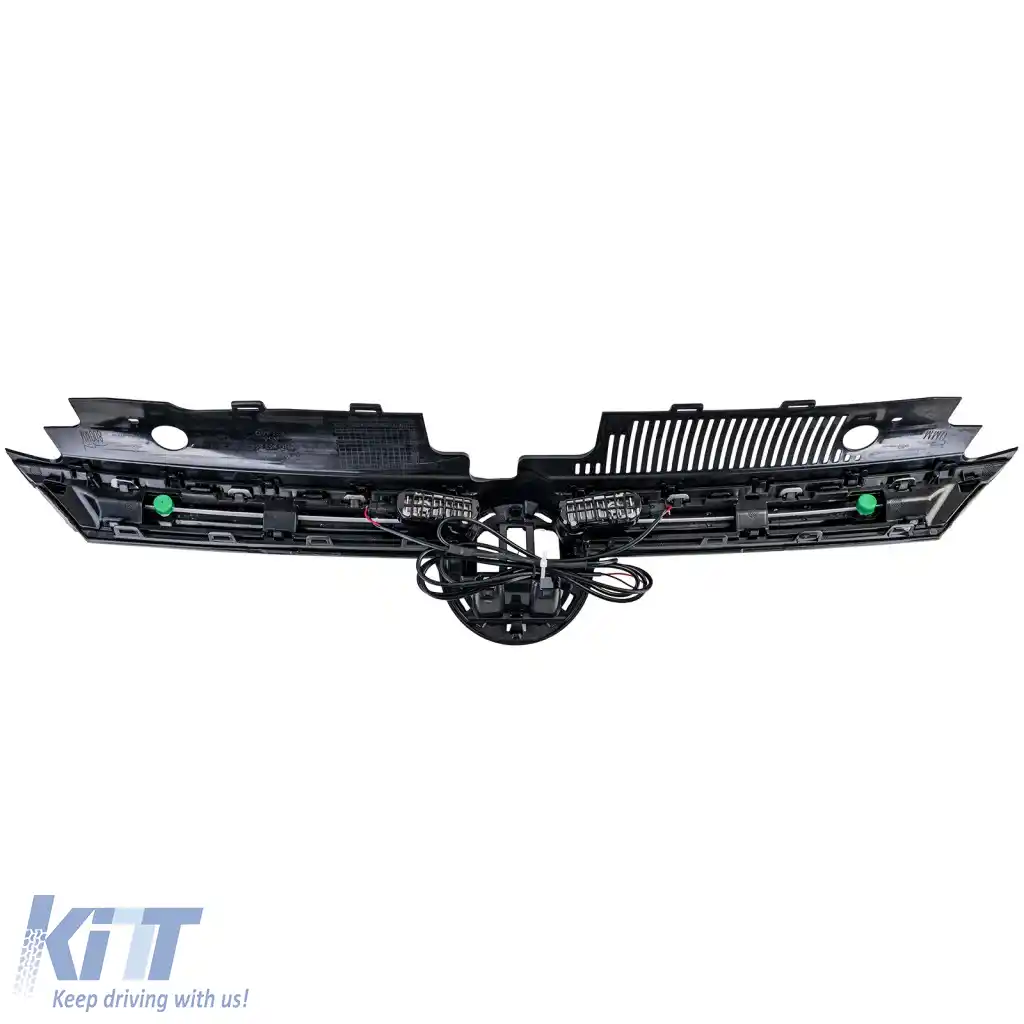 Grilă sport cu bandă cromată iluminată, potrivită pentru VW Golf 8 din 2019-image-6278009