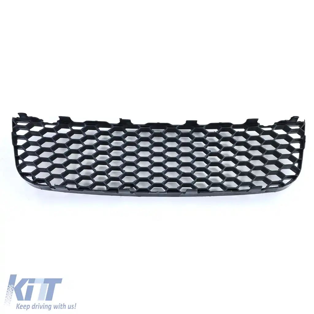 Grilă sport cu bandă cromată + plasă de bumper potrivită pentru VW Golf 5 GTI 03-09-image-6257780