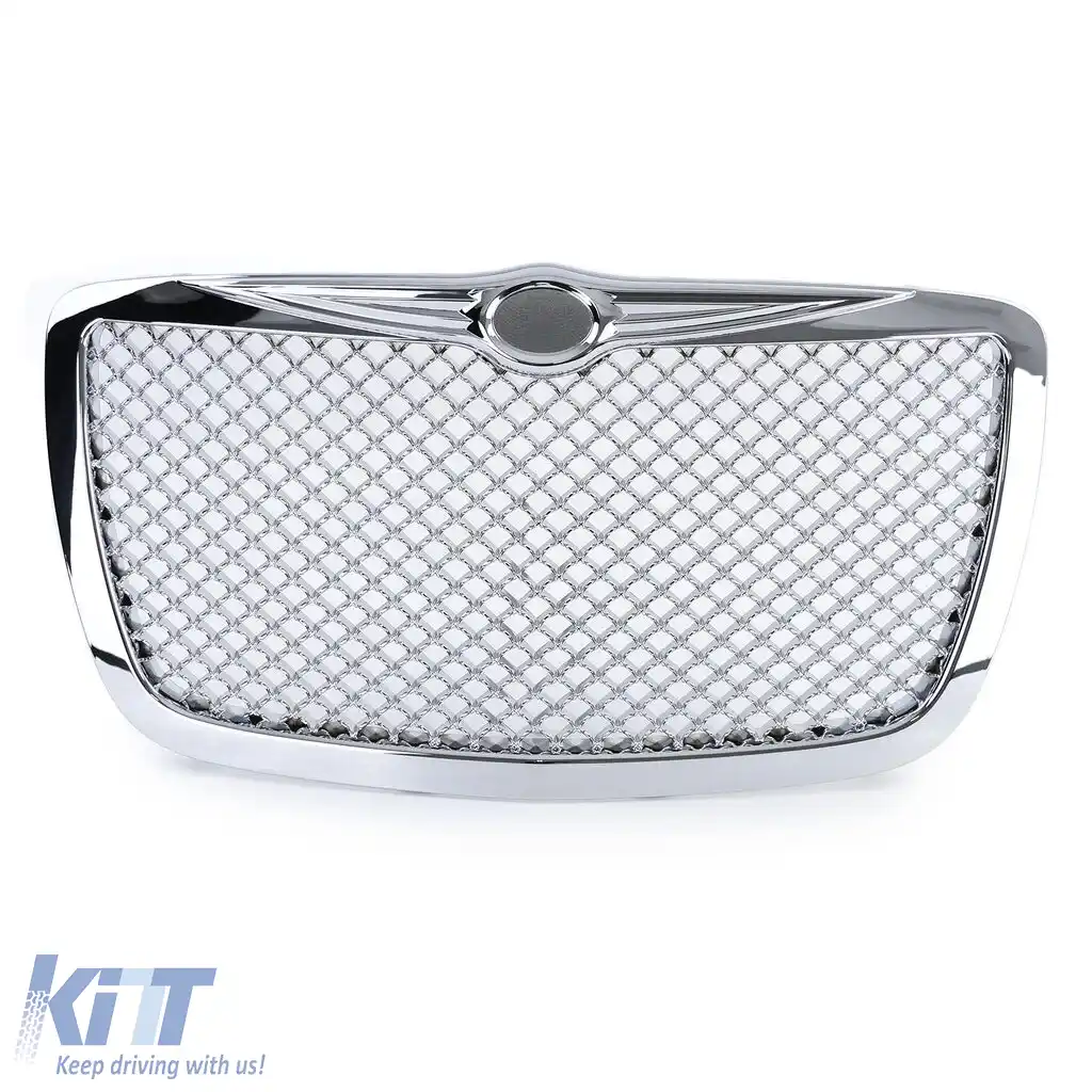 Grilă sport cu design fagure de miere cromat, potrivită pentru Chrysler 300C sedan touring 04-11-image-6257755