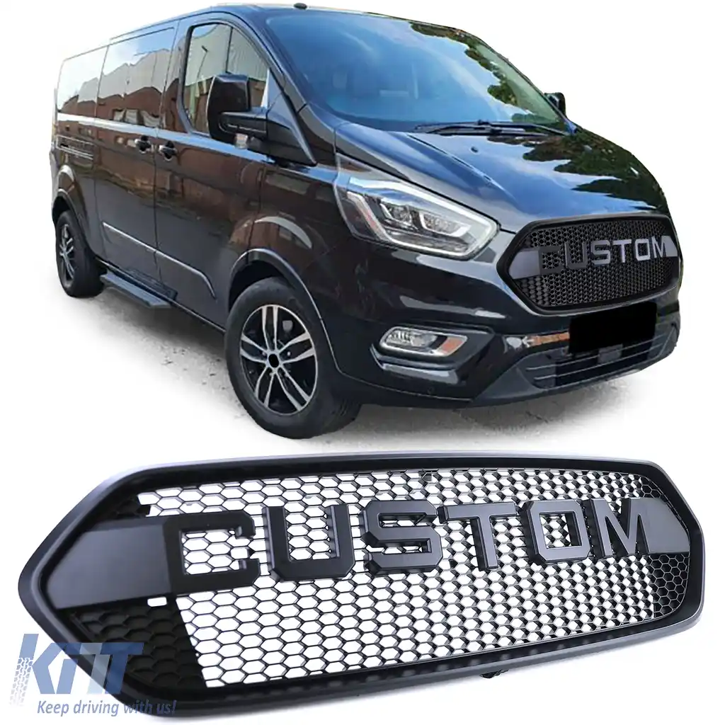 Grilă sport cu design fagure, potrivită pentru Ford Tourneo + Transit Custom 18-23