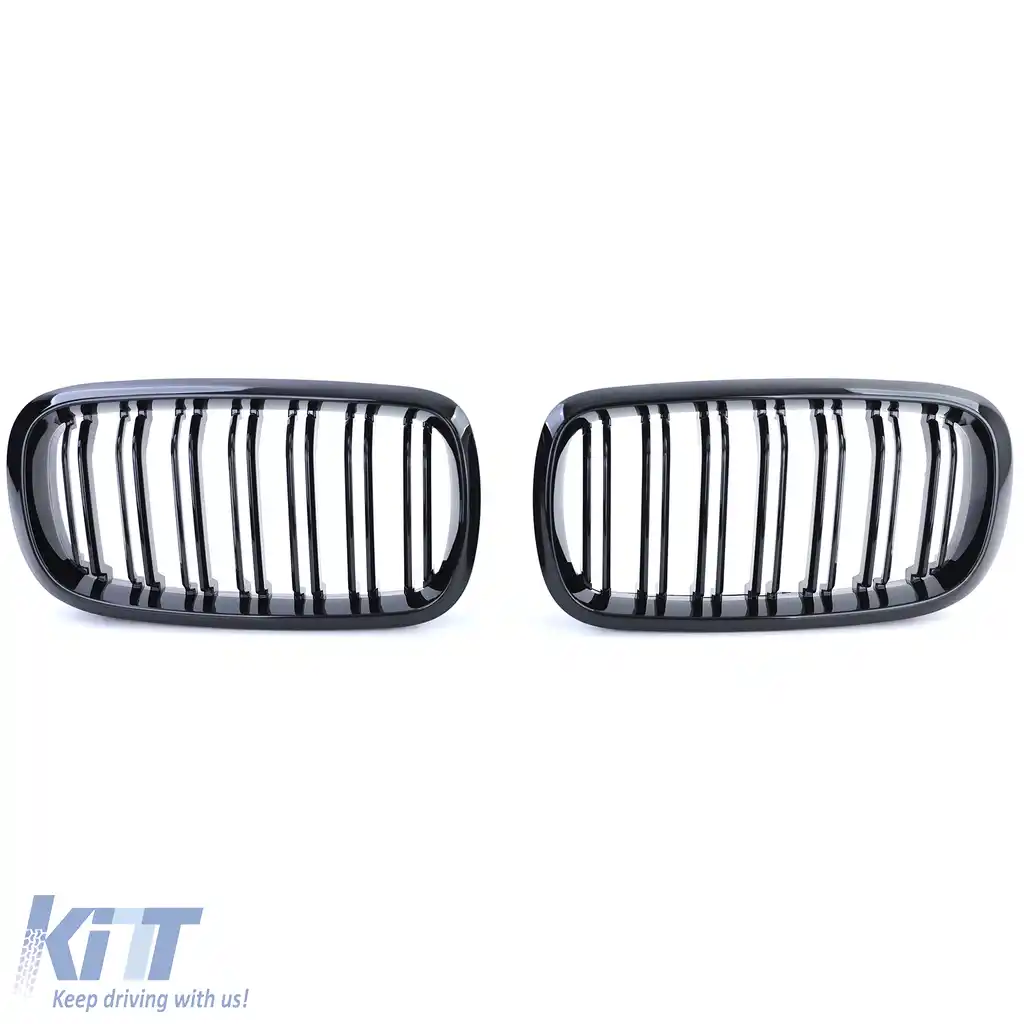 Grilă sport cu dublu fante, lucioasă, potrivită pentru BMW X5 F15 X6 F16-image-6192766