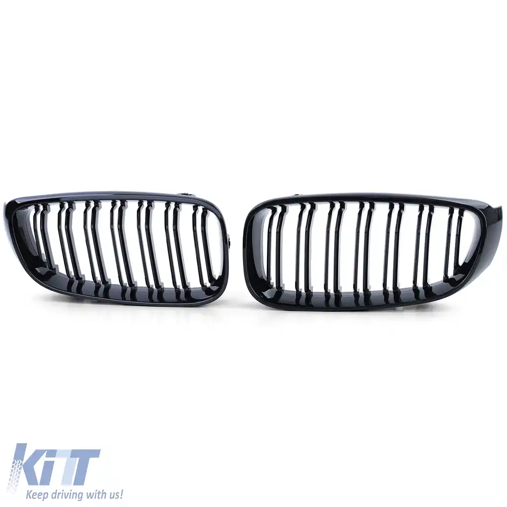 Grilă sport cu dublu fante, lucioasă, potrivită pentru BMW Seria 3 GT F34-image-6202926