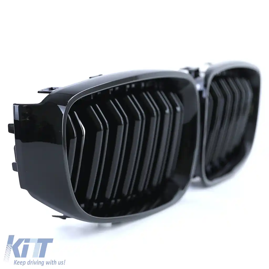 Grilă sport cu dublu fante, lucioasă, potrivită pentru BMW Seria 3 GT F34-image-6202928