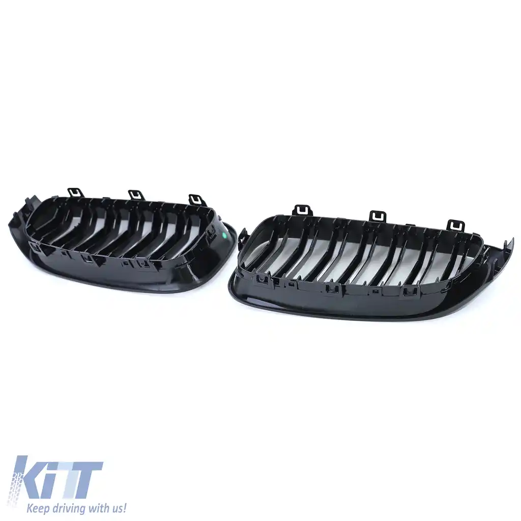 Grilă sport cu dublu fante, lucioasă, potrivită pentru BMW Seria 3 GT F34-image-6202932