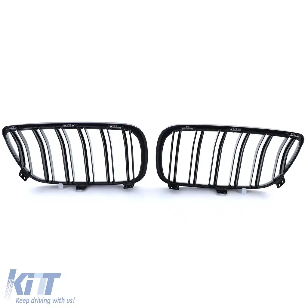 Grilă sport cu dublu fante, performanță, lucioasă, potrivită pentru BMW X3 E83 06-11-image-6197756