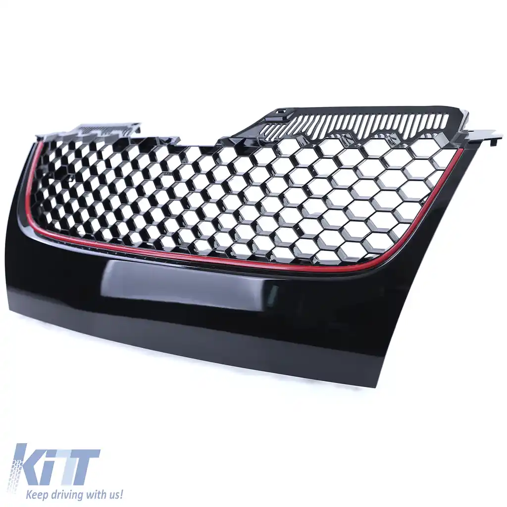 Grilă sport cu fagure fără emblemă, potrivită pentru VW Golf 5 GTI 03-09-image-6190396