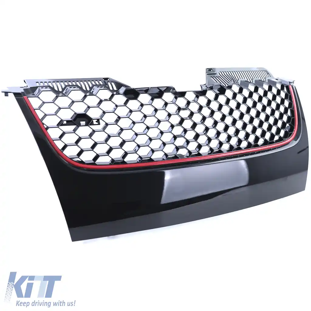 Grilă sport cu fagure fără emblemă, potrivită pentru VW Golf 5 GTI 03-09-image-6190397
