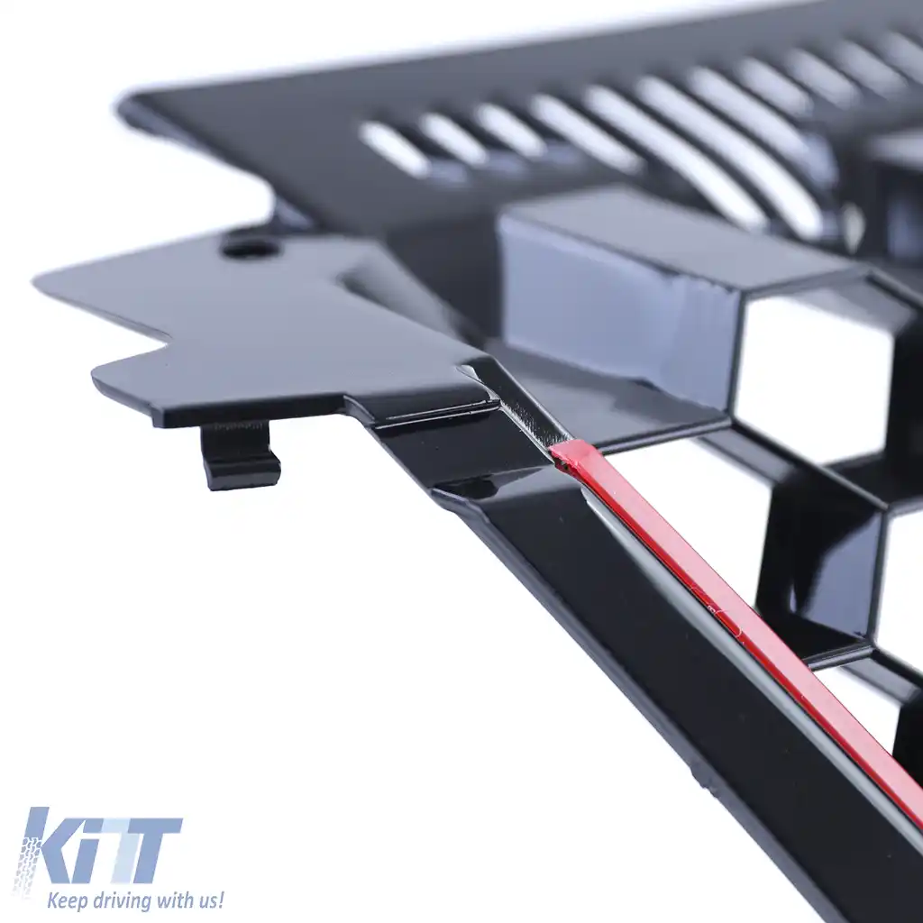 Grilă sport cu fagure fără emblemă, potrivită pentru VW Golf 5 GTI 03-09-image-6190403