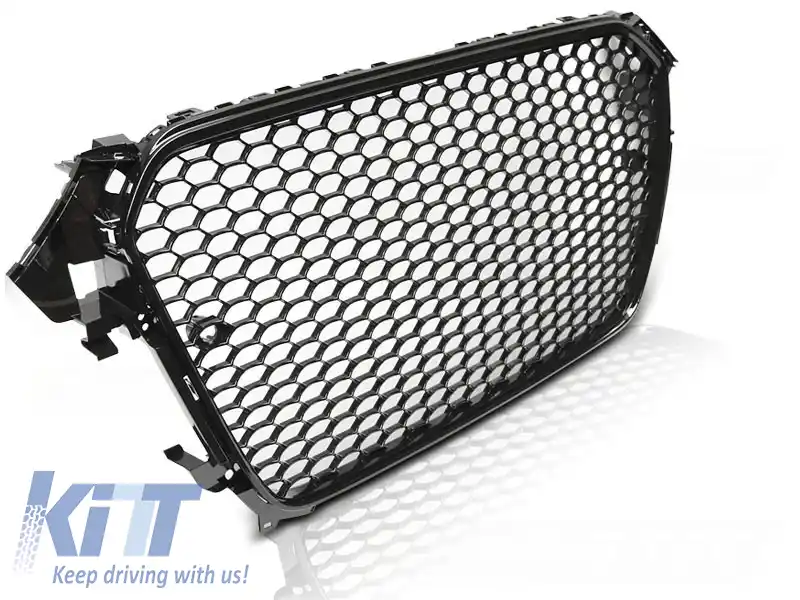 image-37-GRILĂ SPORT CU RAME GLEDA NEAGRĂ PDC potrivită pentru AUDI A4 B8 11.11-15
