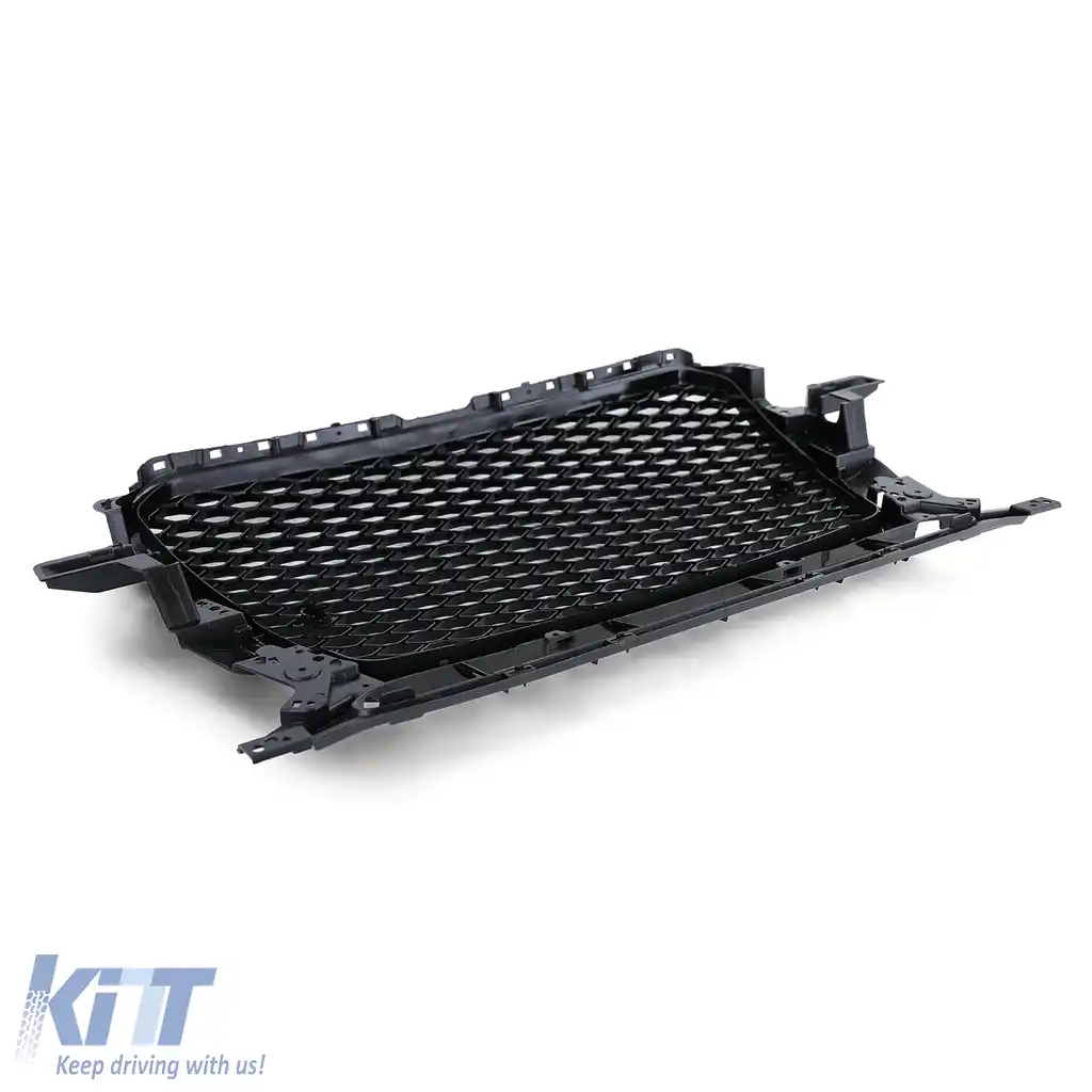 Grilă Sport cu Structură în Formă de fagure fără Emblema Negru Lucios, potrivită pentru Audi Q5 8R 12-16-image-6192192