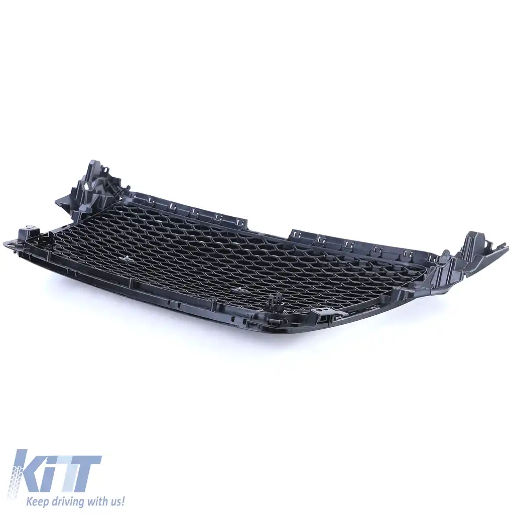 Grilă Sport cu Structură Tip Fagure fără Emblemă Negru Lucios, potrivită pentru Audi A4 B8 8K 07-11-image-6202381