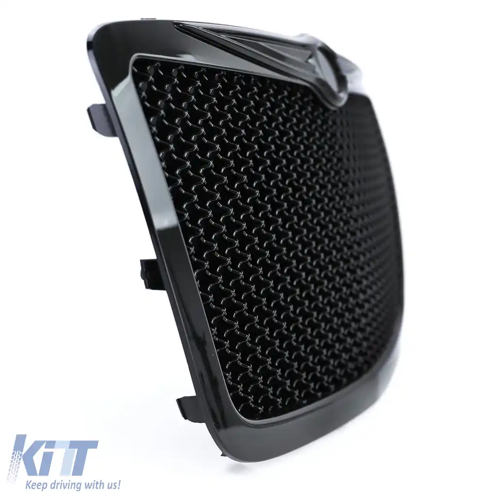 Grilă sport design fagure lucios negru, potrivită pentru Chrysler 300C Sedan Touring 04-11-image-6195807