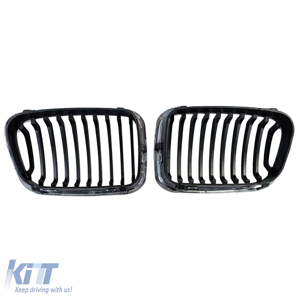 Grilă sport față crom negru, potrivită pentru BMW Seria 3 E46 pre-facelift 1998-2001-image-6211139