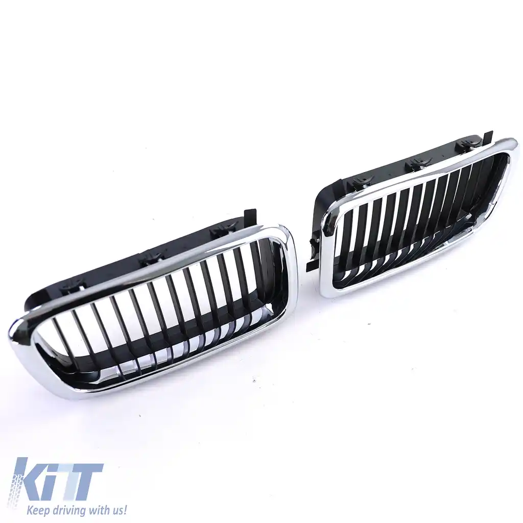 Grilă sport față cromată, potrivită pentru BMW Seria 7 E38 1994-2001-image-6194091