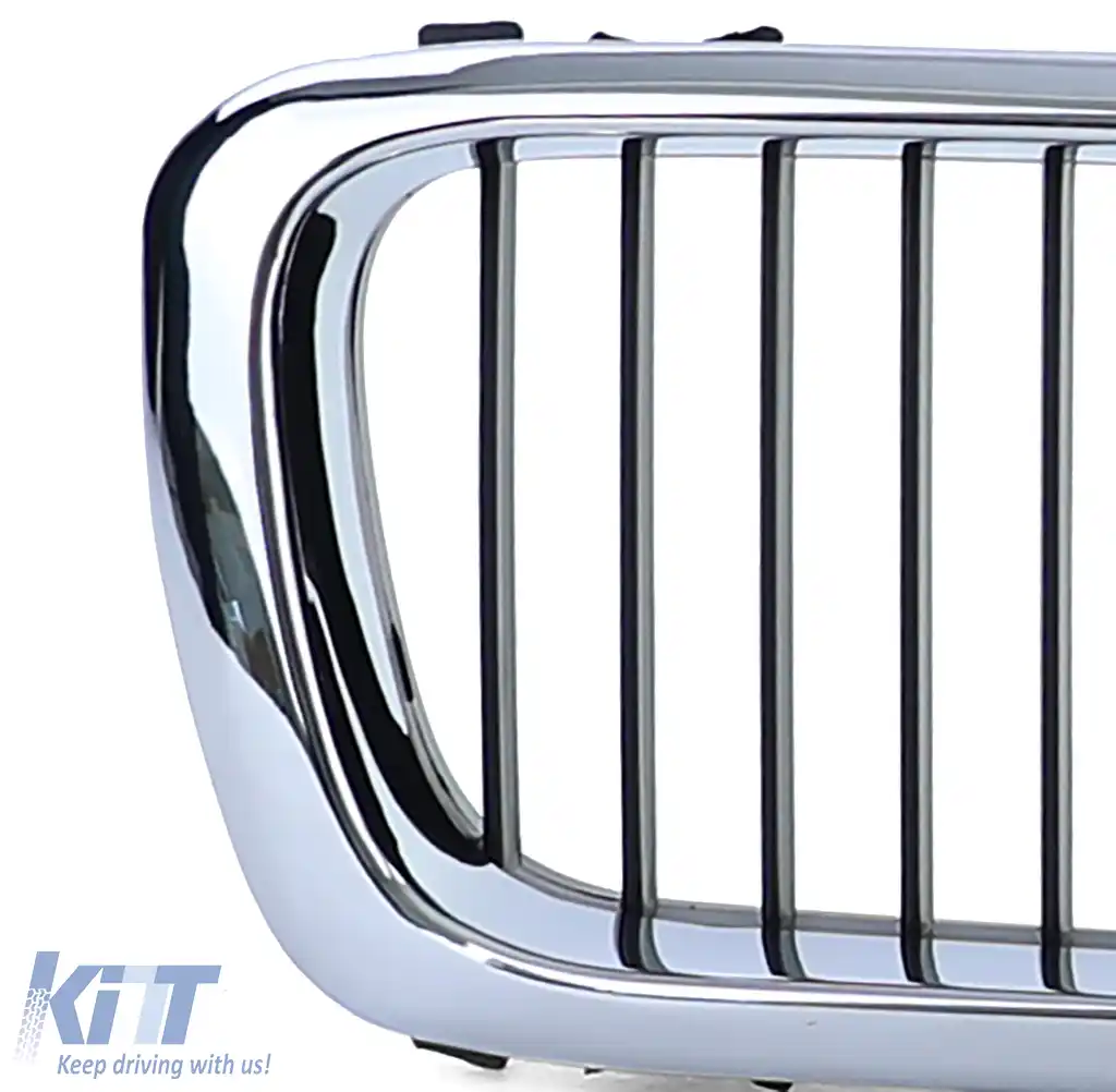 Grilă sport față cromată, potrivită pentru BMW Seria 7 E38 1994-2001-image-6194092
