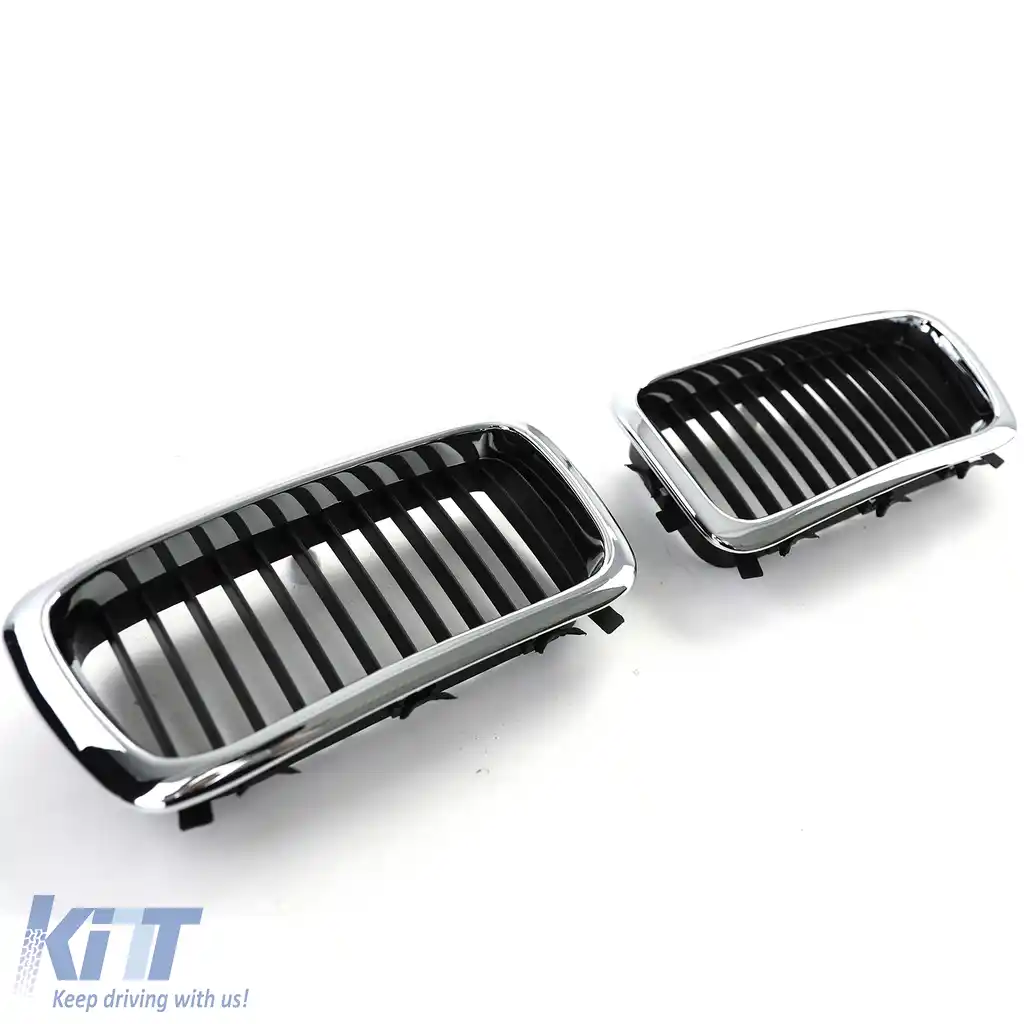 Grilă sport față cromată, potrivită pentru BMW Seria 7 E38 1994-2001-image-6194093
