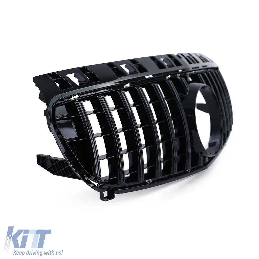 Grilă sport față lucioasă neagră, potrivită pentru Mercedes A-Class W176 2012-2015-image-6257784