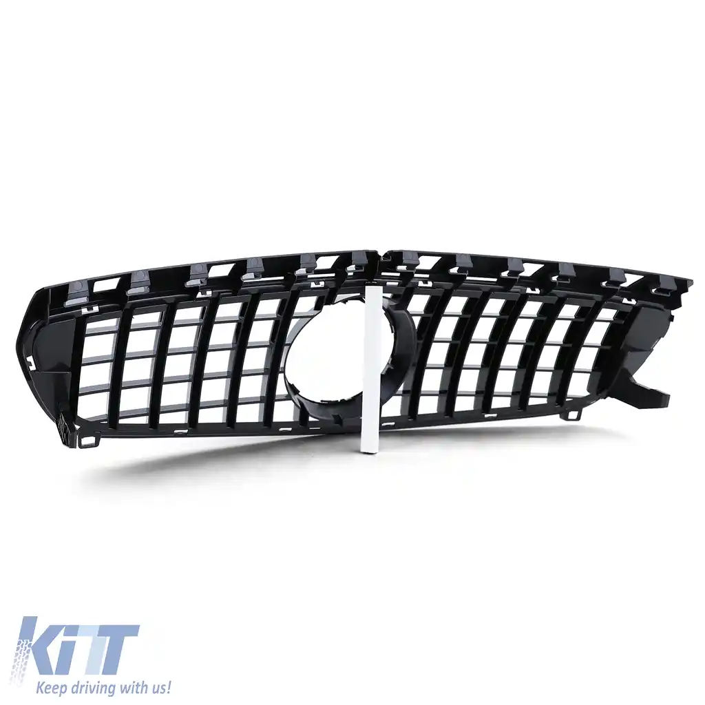 Grilă sport față lucioasă neagră, potrivită pentru Mercedes A-Class W176 2012-2015-image-6257786