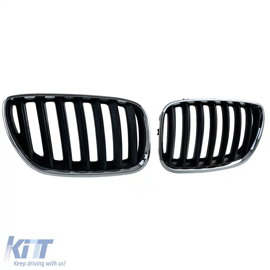 Grilă sport față neagră cromată, potrivită pentru BMW X5 E53 1999-2003-image-6210466
