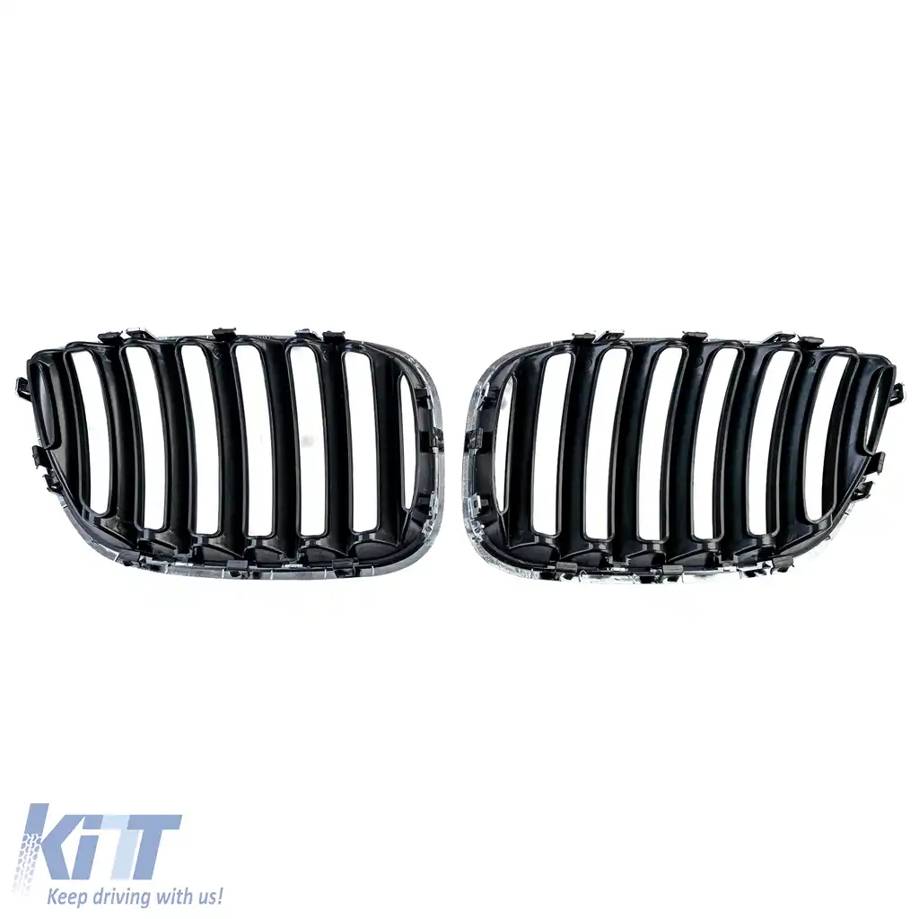 Grilă sport față neagră cromată, potrivită pentru BMW X5 E53 1999-2003-image-6210468