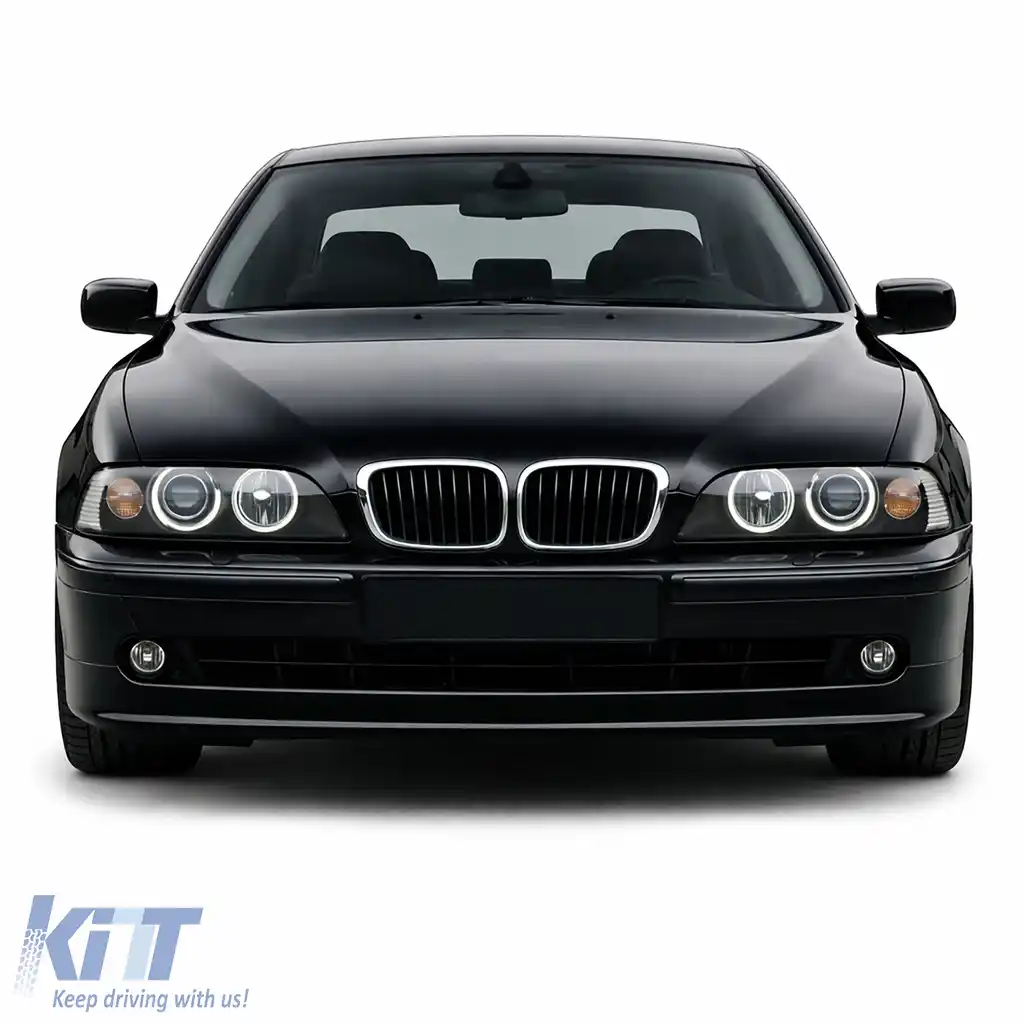 Grilă sport față neagră cromată, potrivită pentru BMW Seria 5 E39 1995-2003-image-6211133