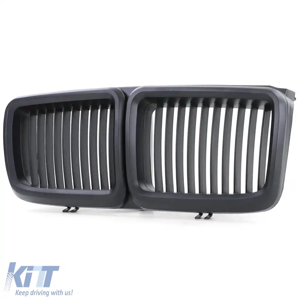 Grilă sport față neagră potrivită pentru BMW Seria 7 E32 1986-1994-image-6190406