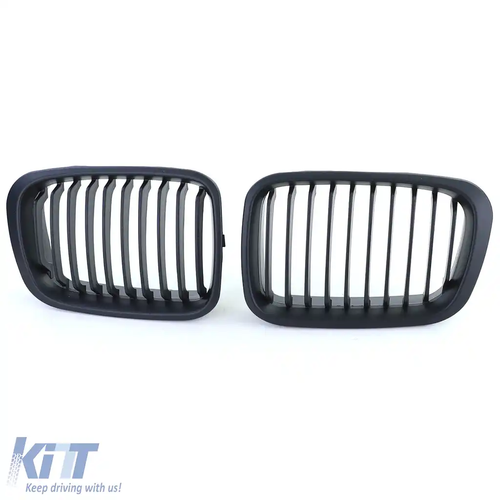 Grilă sport față neagră, potrivită pentru BMW Seria 3 E46 pre-facelift 1998-2001-image-6200246