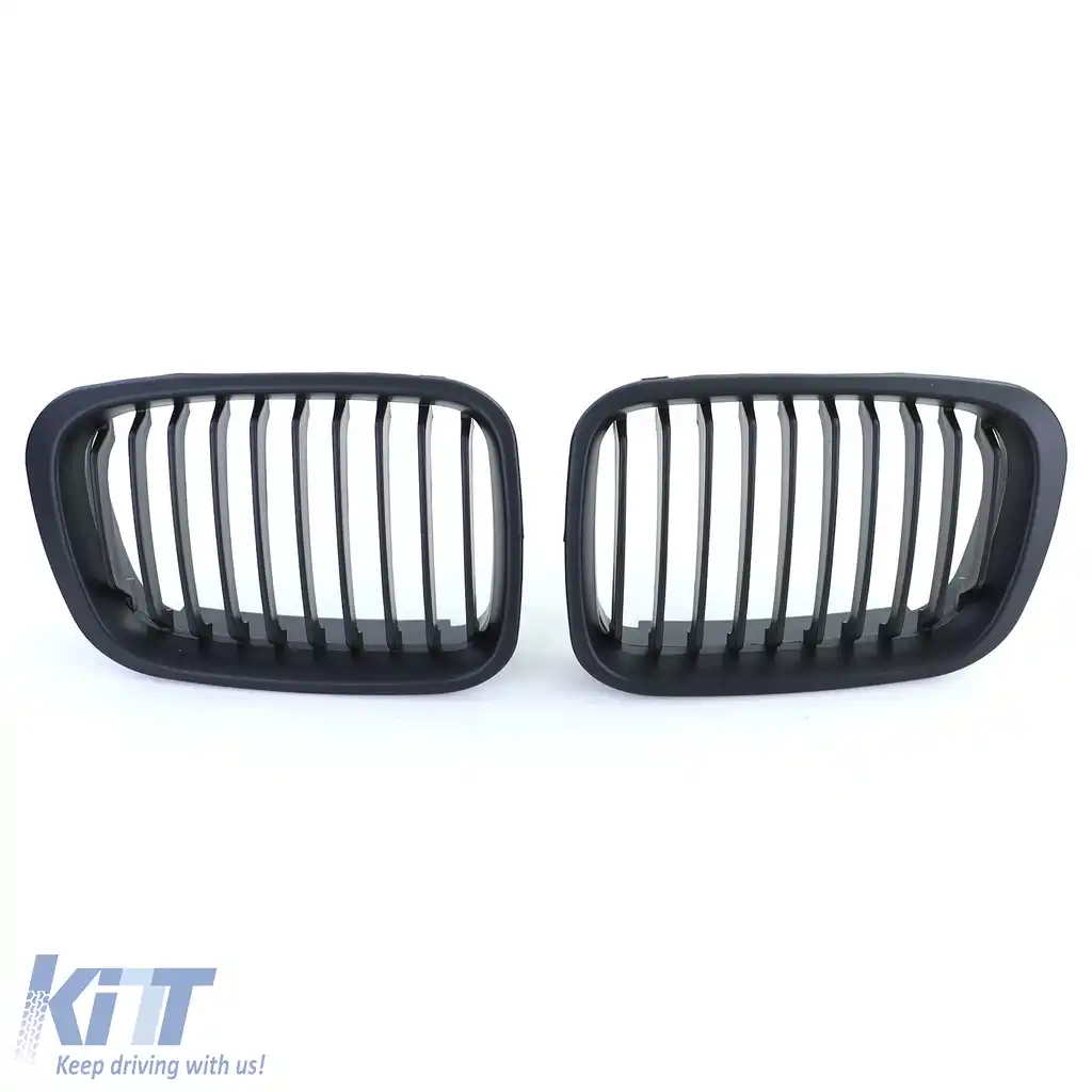 Grilă sport față neagră, potrivită pentru BMW Seria 3 E46 pre-facelift 1998-2001-image-6200249