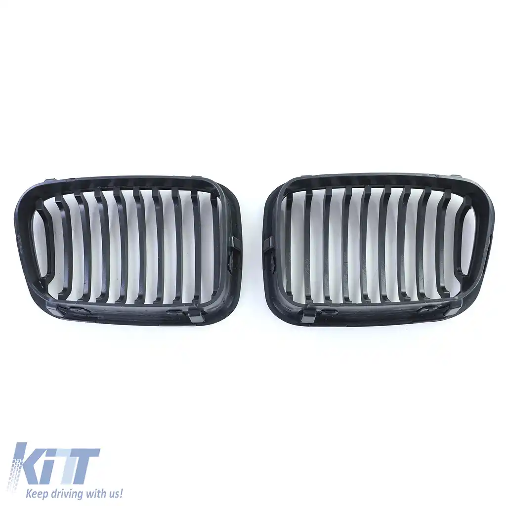 Grilă sport față neagră, potrivită pentru BMW Seria 3 E46 pre-facelift 1998-2001-image-6200252