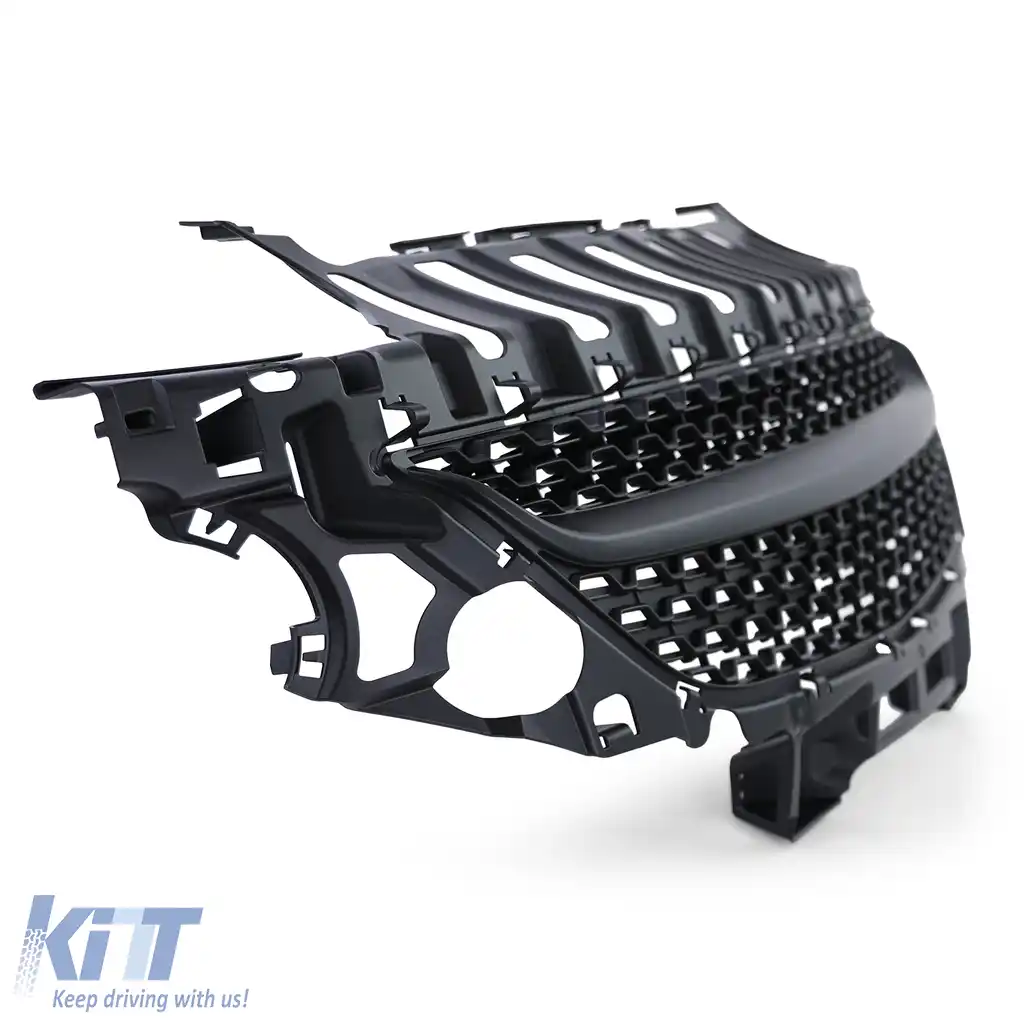 Grilă sport fără emblemă Black Edition neagră, potrivită pentru Opel Adam 12-19-image-6192195
