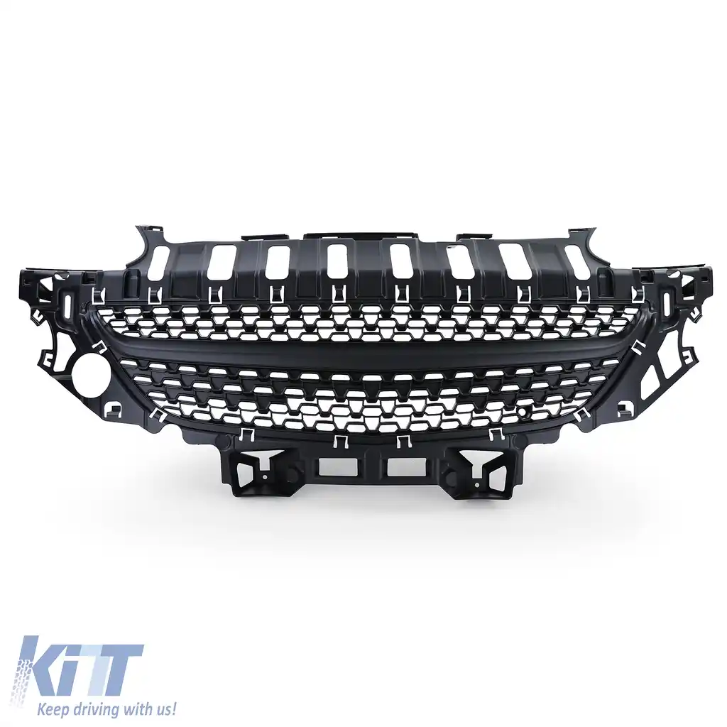 Grilă sport fără emblemă Black Edition neagră, potrivită pentru Opel Adam 12-19-image-6192196