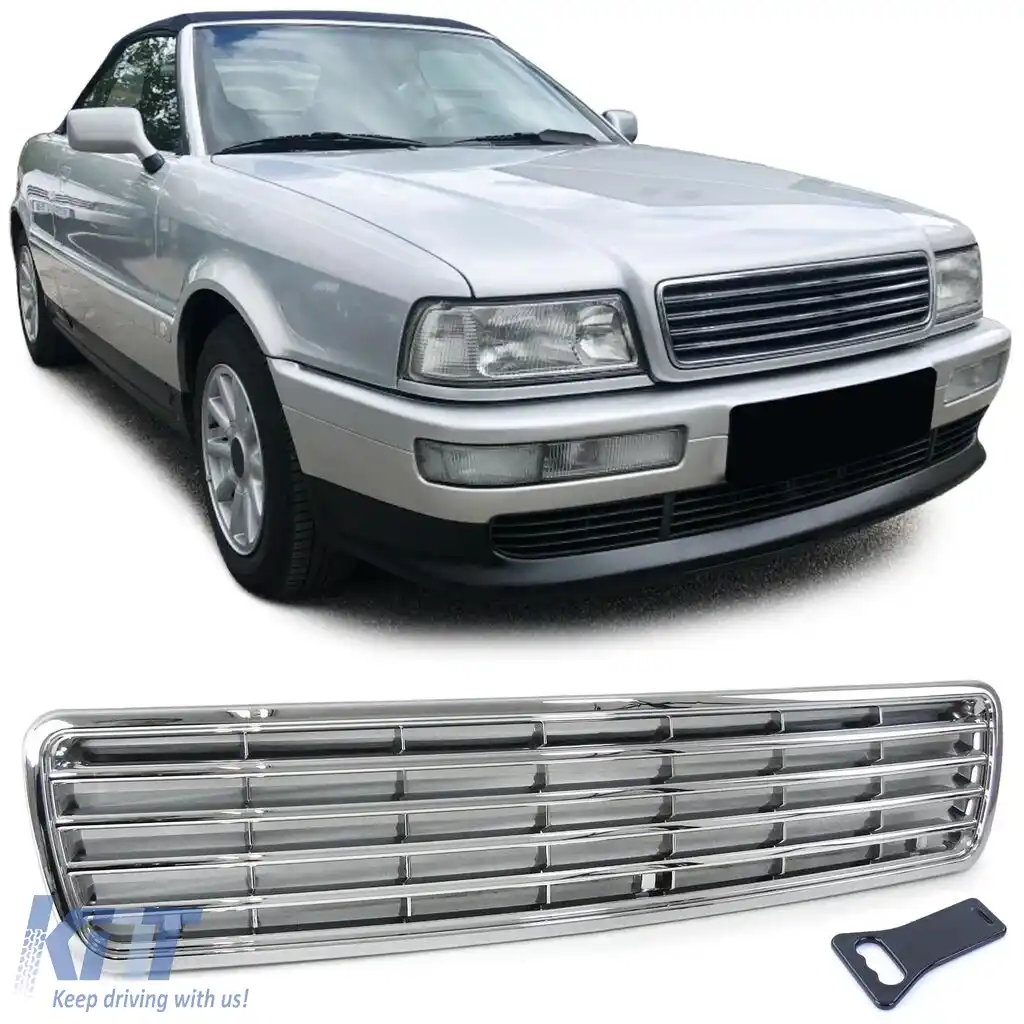 Grilă sport fără emblemă cromată, potrivită pentru Audi 80 B4 sedan Avant 91-96