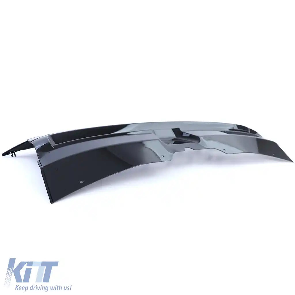 Grilă sport fără emblemă neagră lucioasă potrivită pentru VW Bus T5 Facelift 09-15-image-6202899