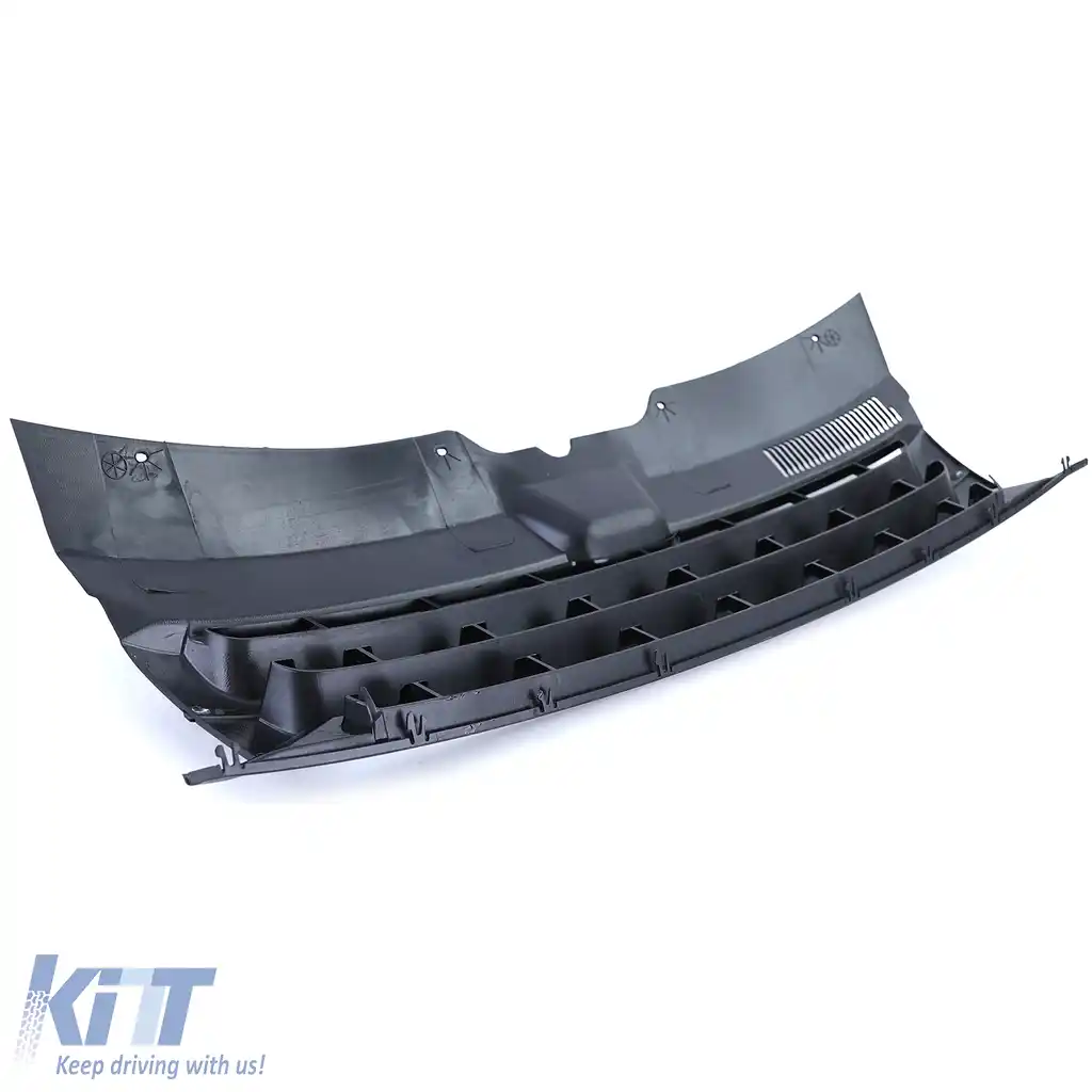 Grilă sport fără emblemă neagră lucioasă potrivită pentru VW Bus T5 Facelift 09-15-image-6202900
