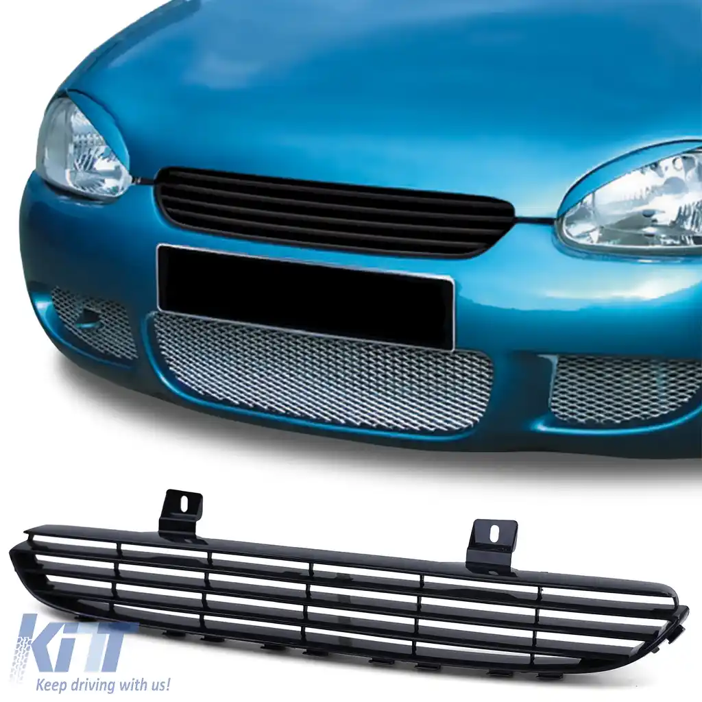 Grilă sport fără emblemă neagră, potrivită pentru Opel Corsa B 1997-2000