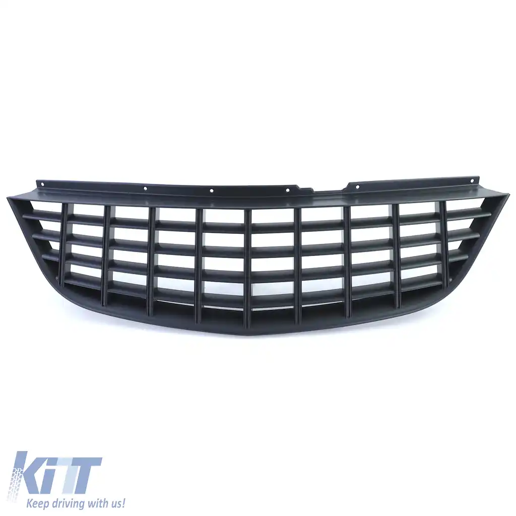 Grilă sport fără emblemă neagră, potrivită pentru Opel Corsa D pre-facelift 06-10-image-6195579