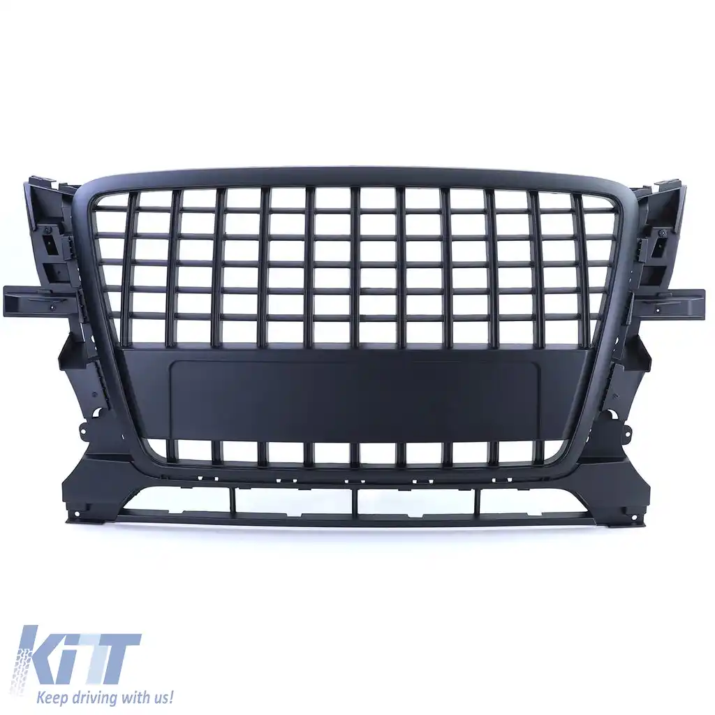 Grilă sport fără emblemă neagră potrivită pentru Audi Q5 8R 2008-2012-image-6258924