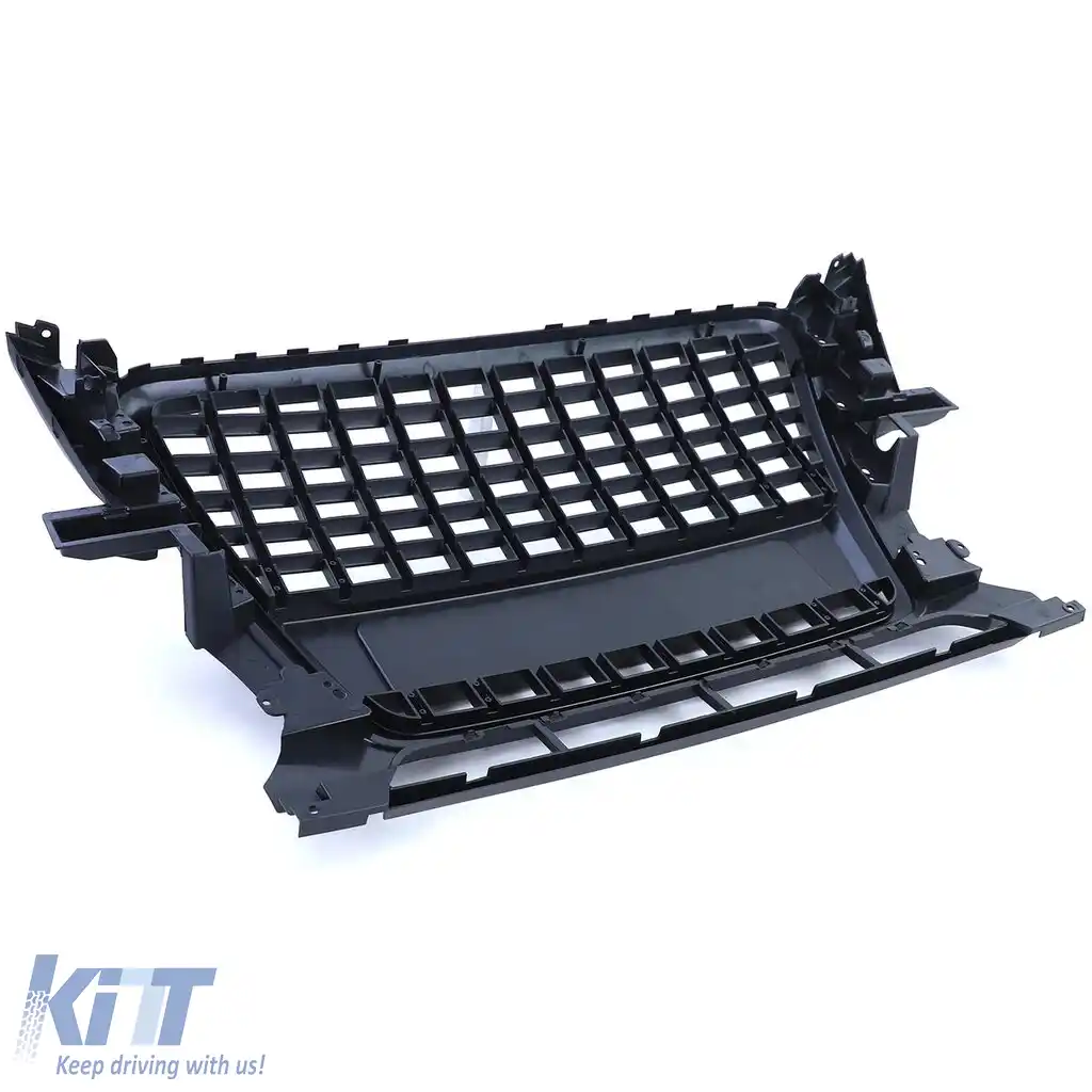 Grilă sport fără emblemă neagră potrivită pentru Audi Q5 8R 2008-2012-image-6258926