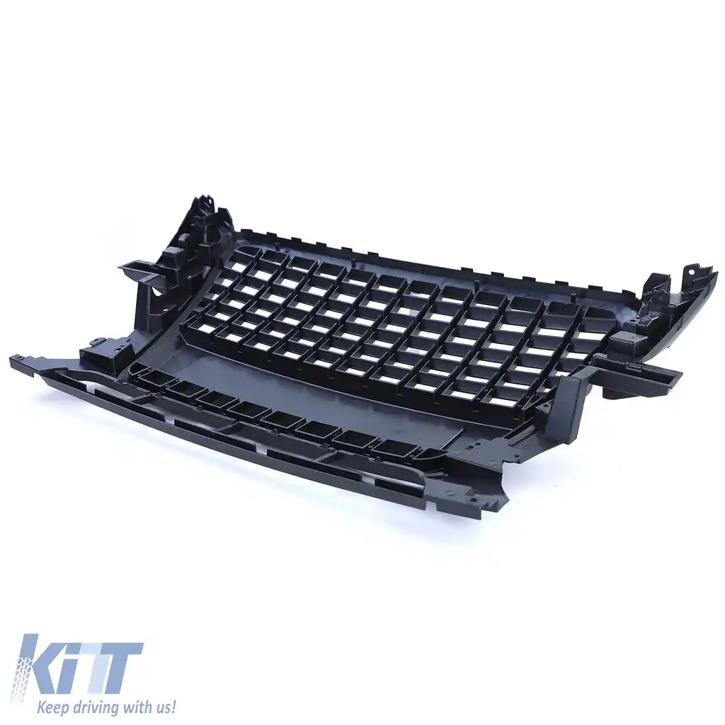 Grilă sport fără emblemă neagră potrivită pentru Audi Q5 8R 2008-2012-image-6258927