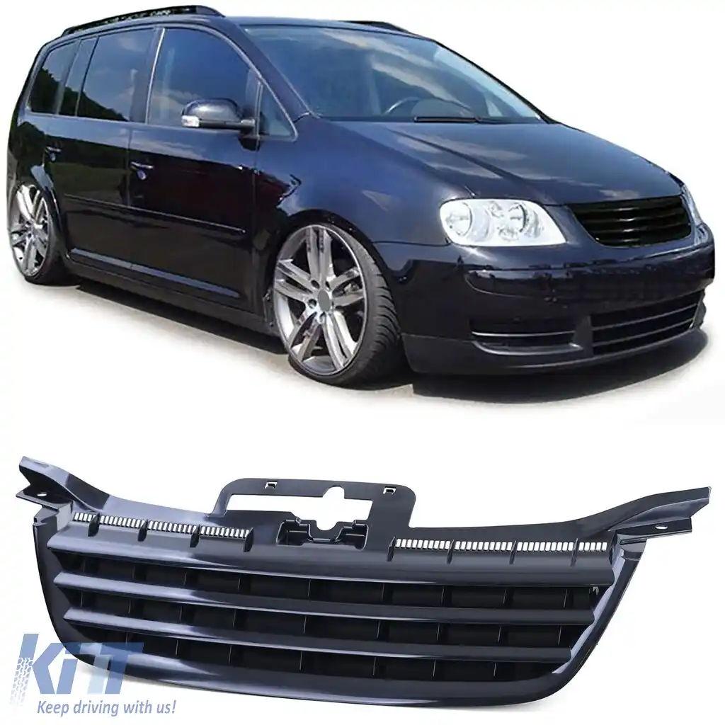 Grilă sport fără emblemă potrivită pentru VW Touran 1T 03-06 Caddy III 04-10