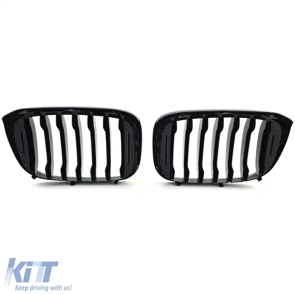 Grilă sport frontală lucioasă neagră, potrivită pentru BMW X3 G01 X4 G02 2017-2021-image-6207244