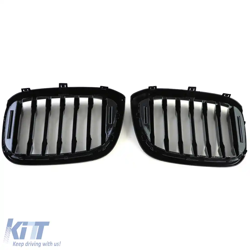 Grilă sport frontală lucioasă neagră, potrivită pentru BMW X3 G01 X4 G02 2017-2021-image-6207246