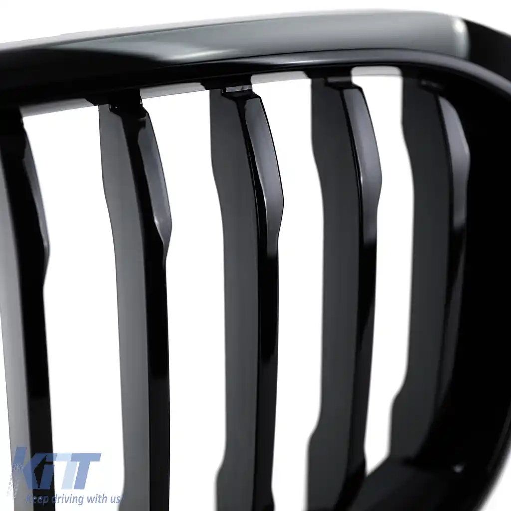 Grilă sport frontală lucioasă neagră, potrivită pentru BMW X3 G01 X4 G02 2017-2021-image-6207247