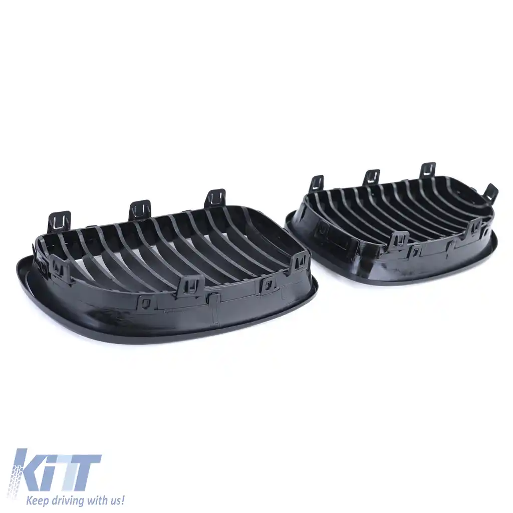 Grilă sport frontală lucioasă neagră, potrivită pentru BMW Seria 1 E81 E82 E87 E88 din 2007-image-6264027