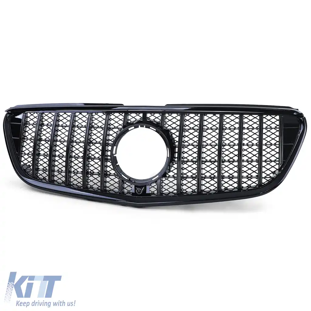Grilă sport lucioasă neagră potrivită pentru Mercedes Vito W447 14-19-image-6196882