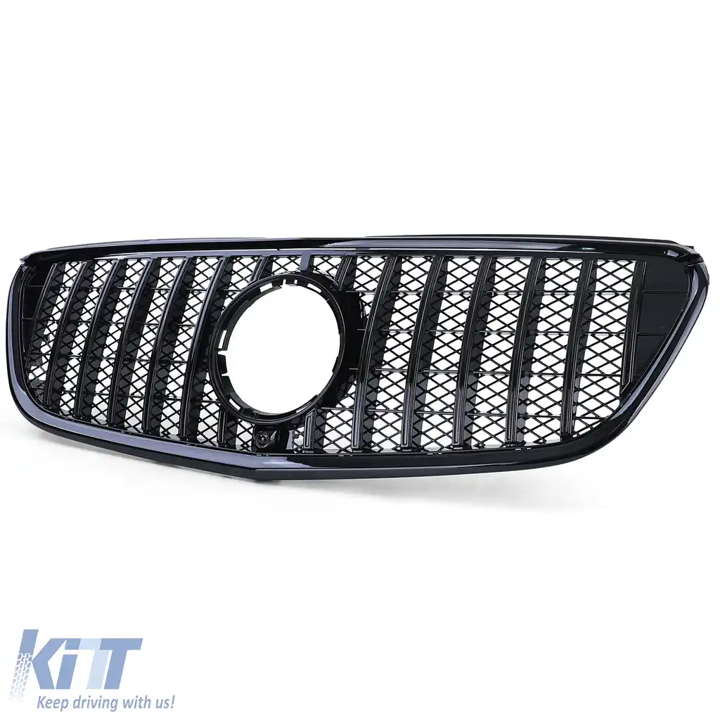 Grilă sport lucioasă neagră potrivită pentru Mercedes Vito W447 14-19-image-6196883