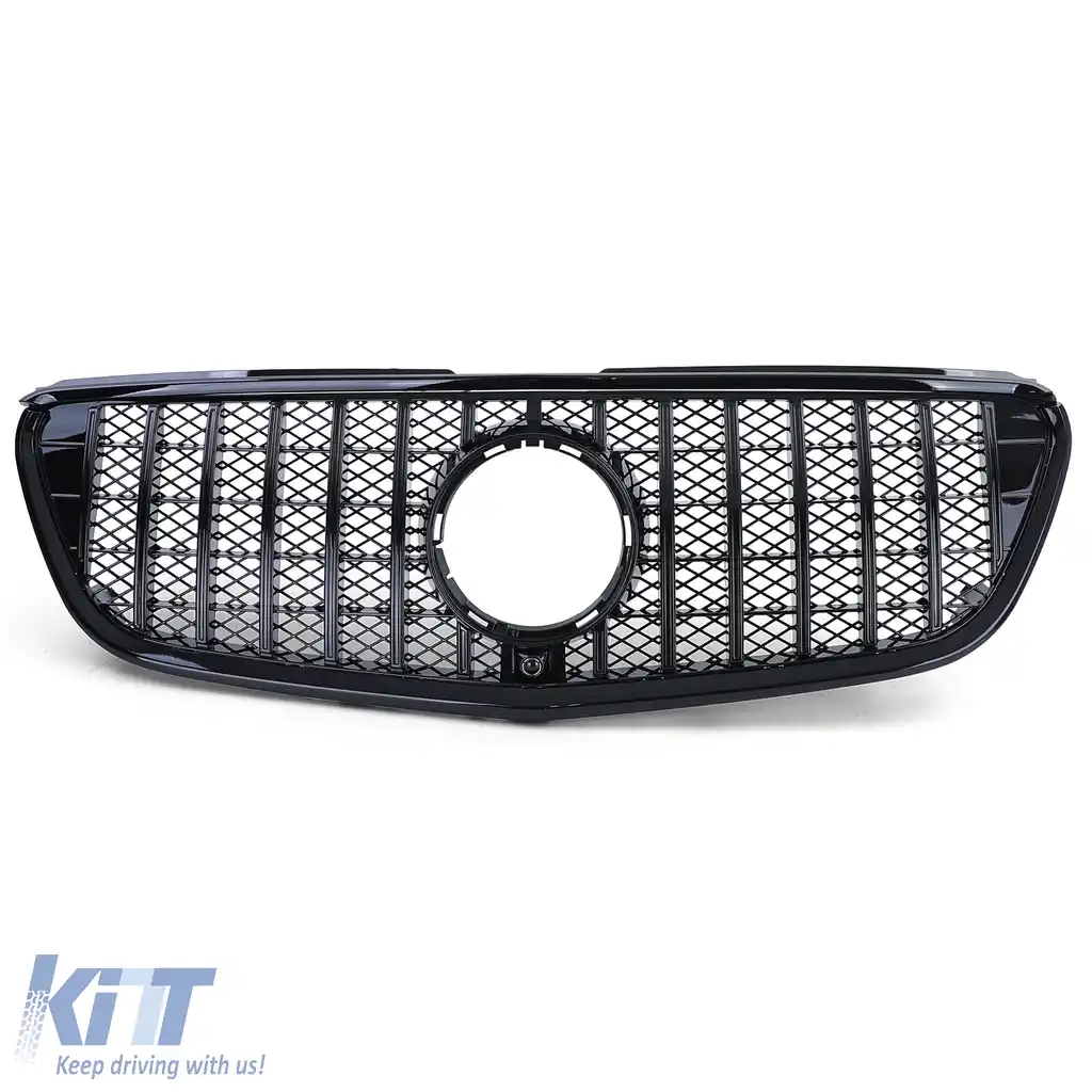 Grilă sport lucioasă neagră potrivită pentru Mercedes Vito W447 14-19-image-6196885