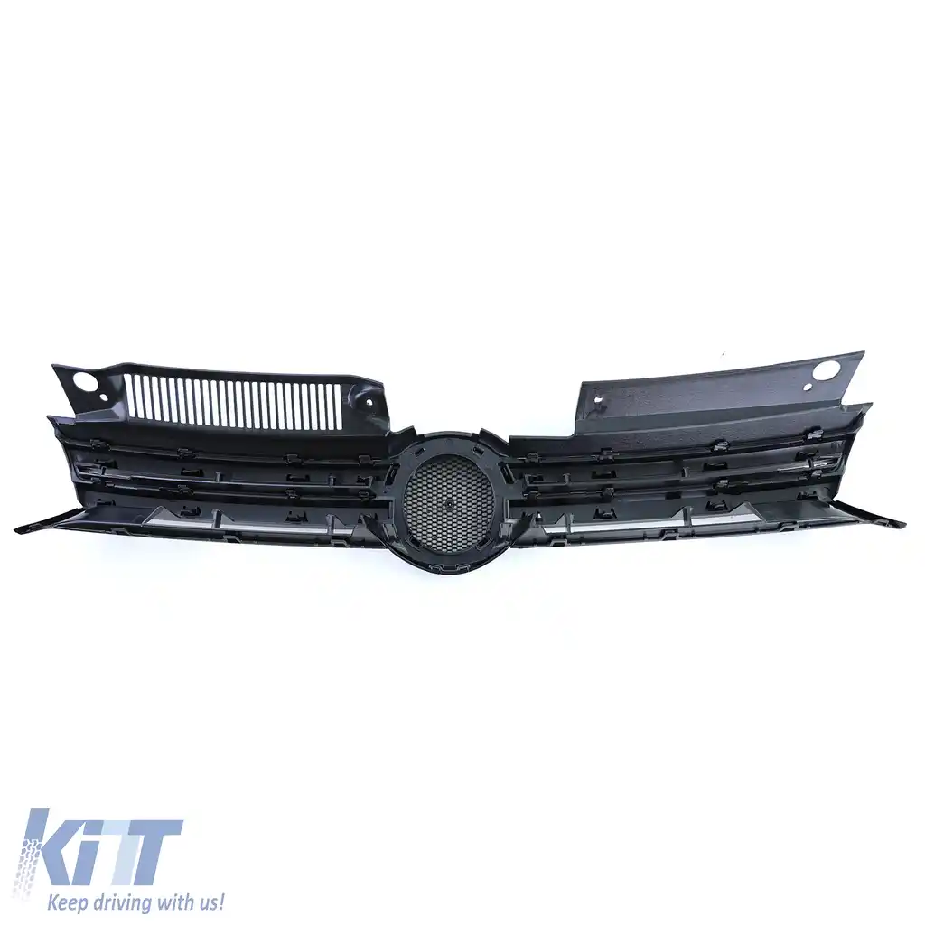 Grilă sport lucioasă neagră, potrivită pentru VW Golf 6 Sedan Variant Cabrio 08-13-image-6198801