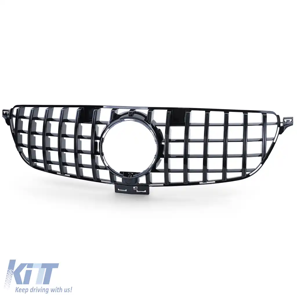 Grilă sport lucioasă neagră potrivită pentru Mercedes GLE W166 15-19-image-6202064